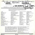 This the autograph page of Ned Rorem.