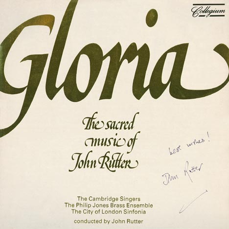 This is the autograph page of John Ritter.