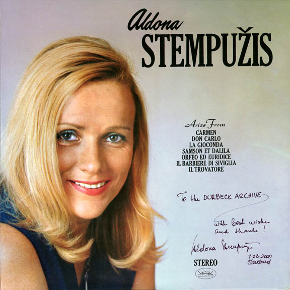 Donated and dedicated to The Durbeck Archive by Aldona Stempuzis.